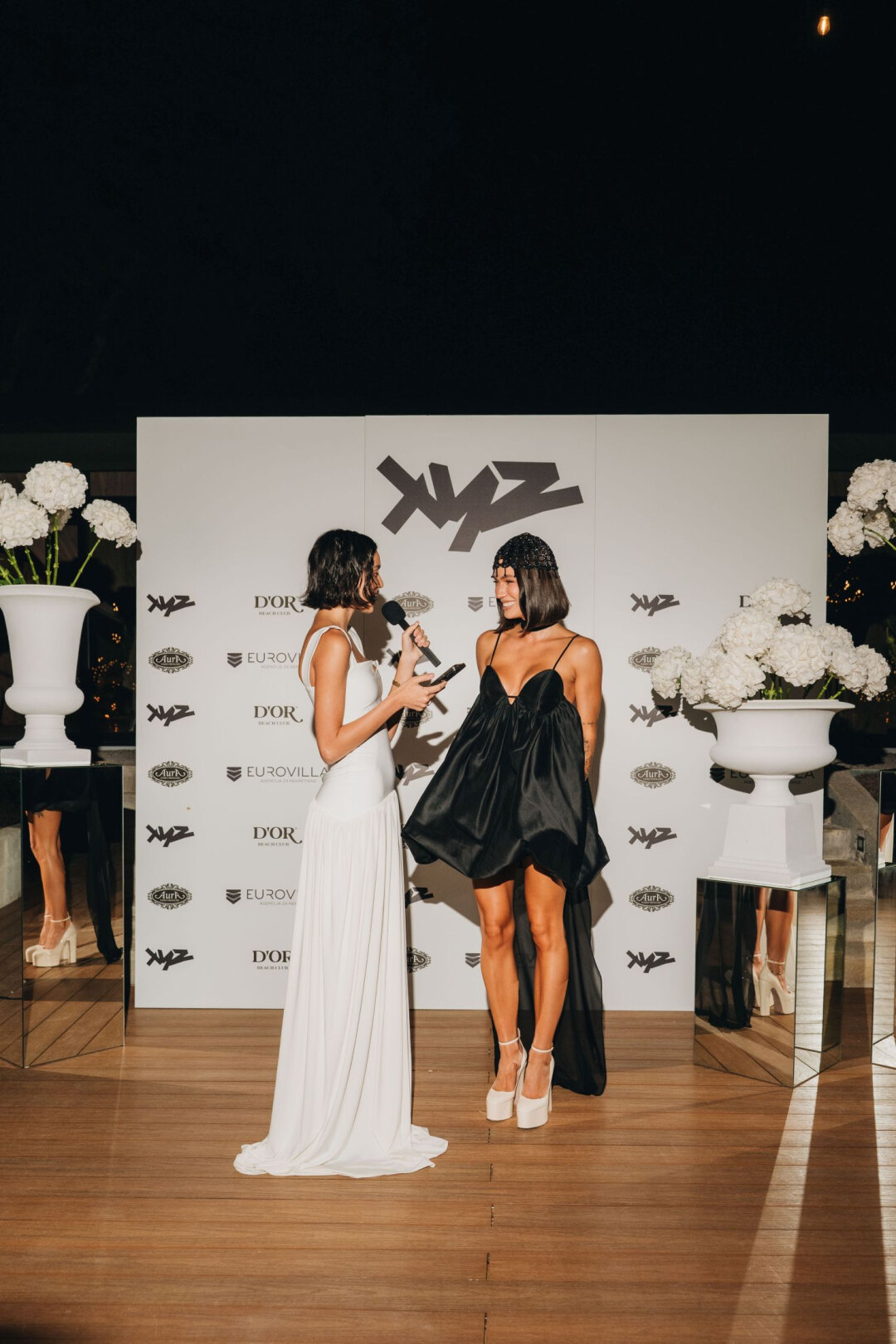 Nikolina Vrekić and Paula Sikirić at XYZ Secret Dinner