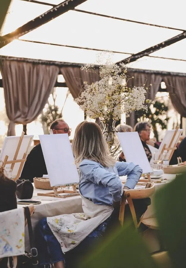 Creative workshop in the D'Orangerie garden