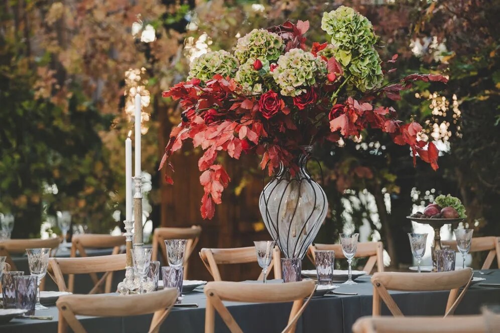 Styled garden event at D'Orangerie